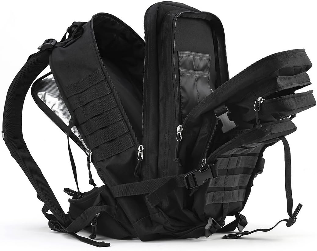 Gelindo Men's Military Tactical, Black, 35L