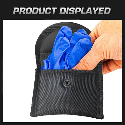 HipierFx Police Glove Pouch for Duty Belt - EMS EMT Paramedic & Firefighter Glove Strap