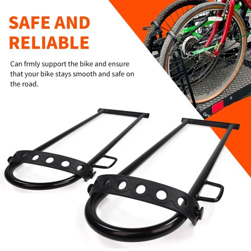 MaxxHaul 50885 4 Inch Wide Bike Cradles Replacement for MaxxHaul 50641 Cargo Carrier and 2-Bike Rack - Set of 2