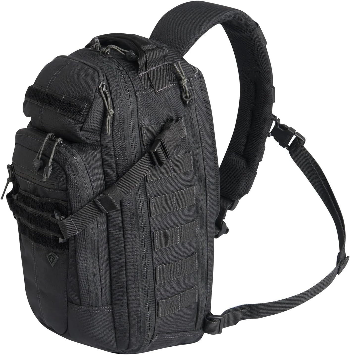 First Tactical Crosshatch Sling Backpack 19L, Shoulder Sling Go Bag for Men and Women