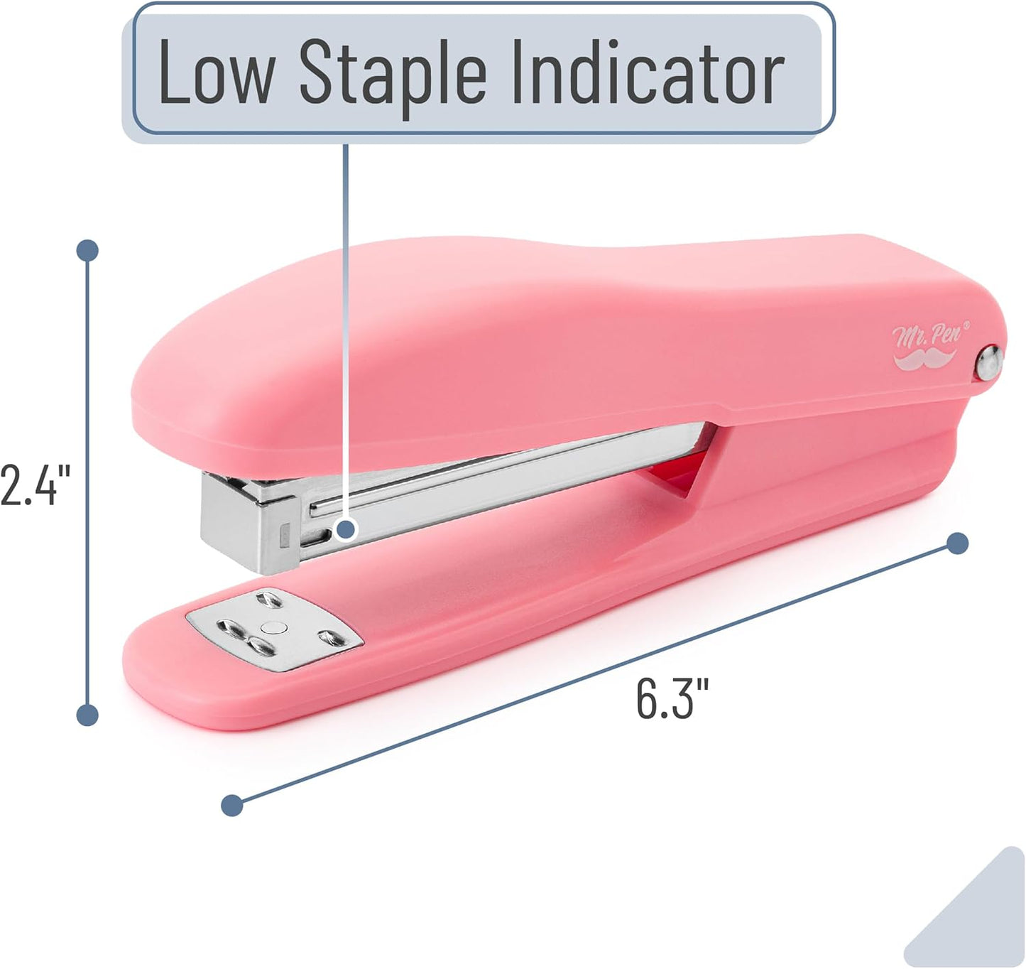 Mr. Pen- Staplers with 200 Staples, 20 Sheet Capacity, Pack of 2, Staplers for Desk, Office Stapler, Desk Stapler, Stapler with Staples, Black Stapler, Paper Stapler, Stapler and Staples