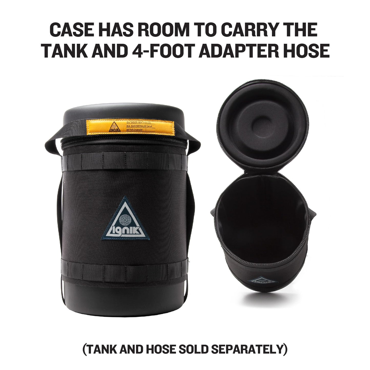 Ignik Gas Growler Carry Case for Refillable Propane Tank, 5-Pound