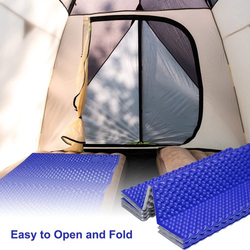 PATIKIL Closed Cell Foam Sleeping Pad, Insulated R-Value 2.1 Foldable Sleeping Pad Lightweight Sleeping Mat for Camping Backpacking Hiking Outdoor, Blue