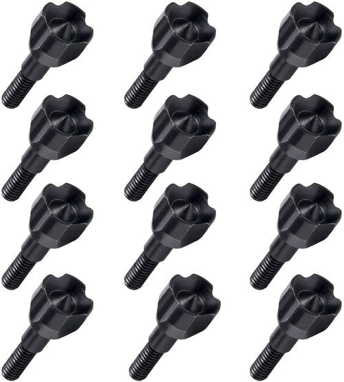 Ontsho Small Game Broadheads 100/125 Grain Hammer Blunt Field Points Archery Arrow Tips Screw-in Field Tips