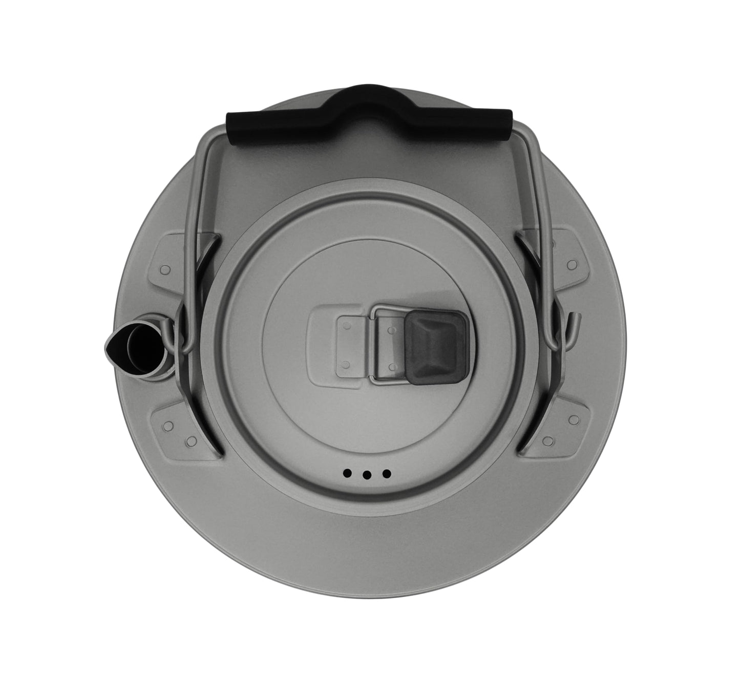 Kuvik Titanium Kettle 600ml (20.3 oz) - Ultralight and Compact Kettle for Backpacking, Camping, and Home