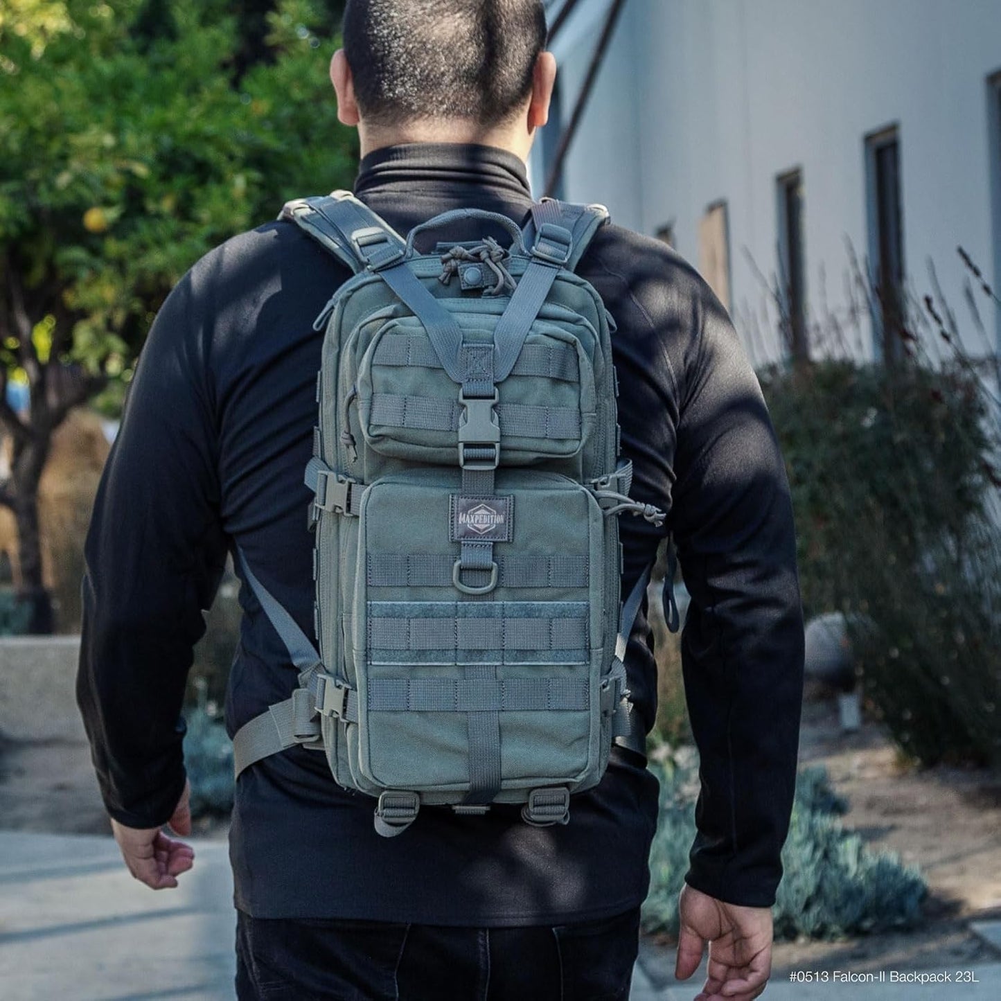 MAXPEDITION Falcon-II Backpack, 23L Tactical Backpack, Survival Pack, Bug Out Bag, MOLLE Go Bag for EDC, 0513