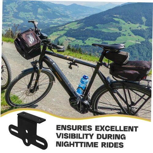 HEALLILY Bicycle Rear Rack Bracket for Bicycle Reflector Rear Reflector Mounting Kit Holder Bike Bet Part for Bike