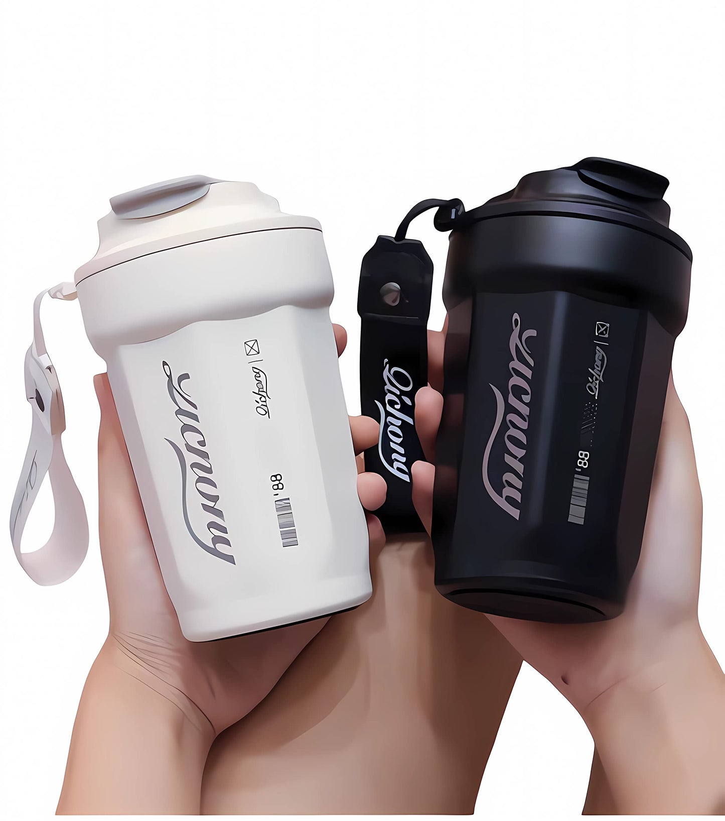 Fashion student water cup stainless steel thermos flask outdoors (Green)