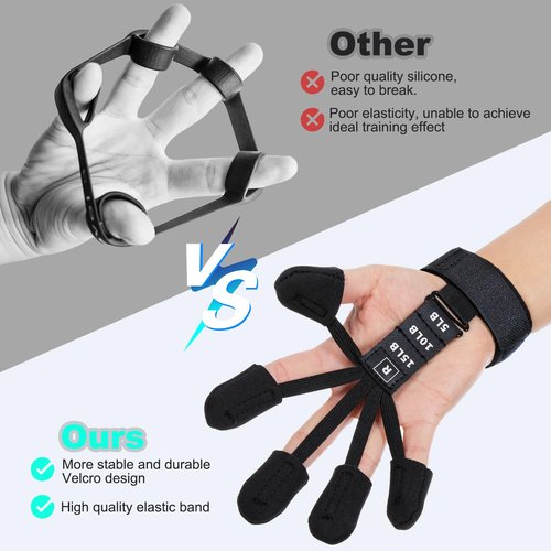 Grip Strength Trainer for Elderly, Forearm Exerciser, Low intensity Hand Reahbilitation, Finger Strengthener for Grip Strength/Finger Exerciser Great for Physical Therapy