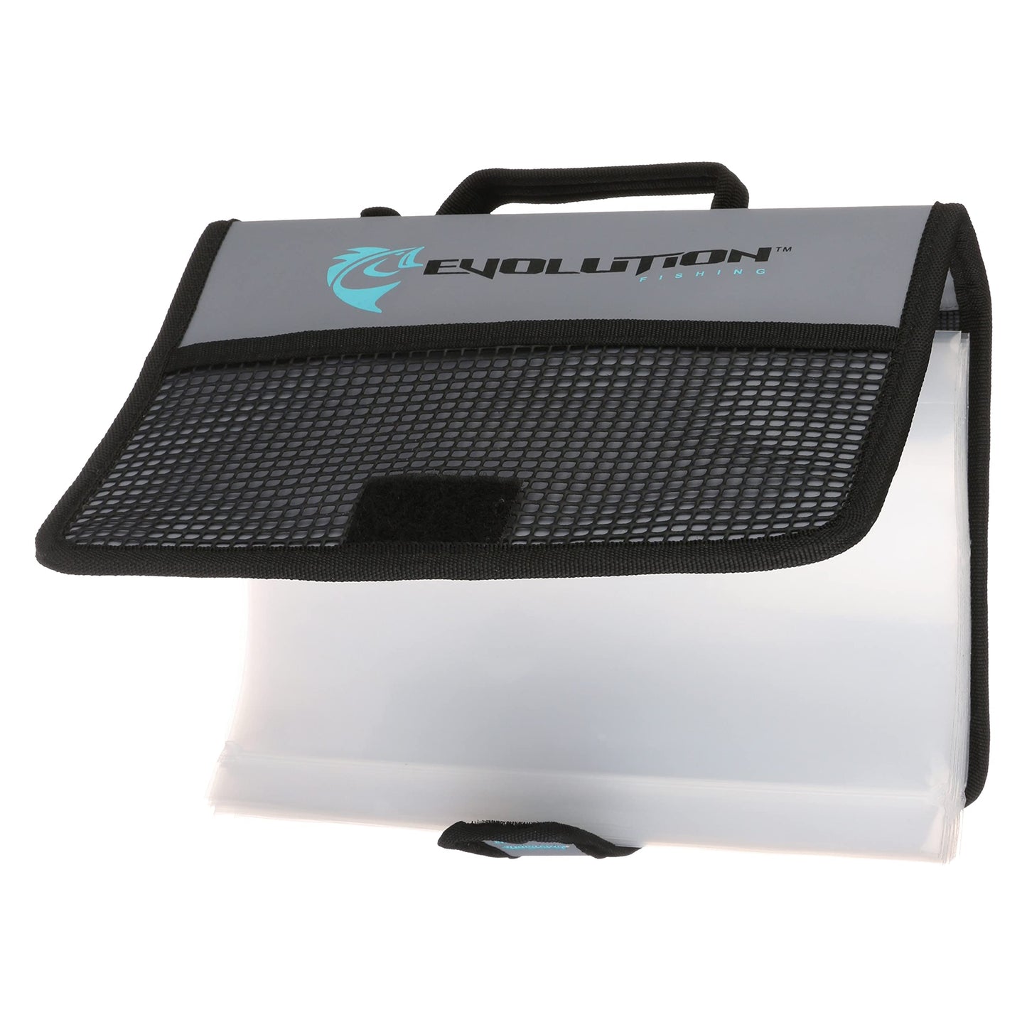 Evolution Fishing Rigger Series Bait Binder - Grey, Water Resistant Tarpaulin Construction, Kayak Fishing Bait Binder, Heavy Duty Bait Bag with Removable Sleeves, Carry Handle