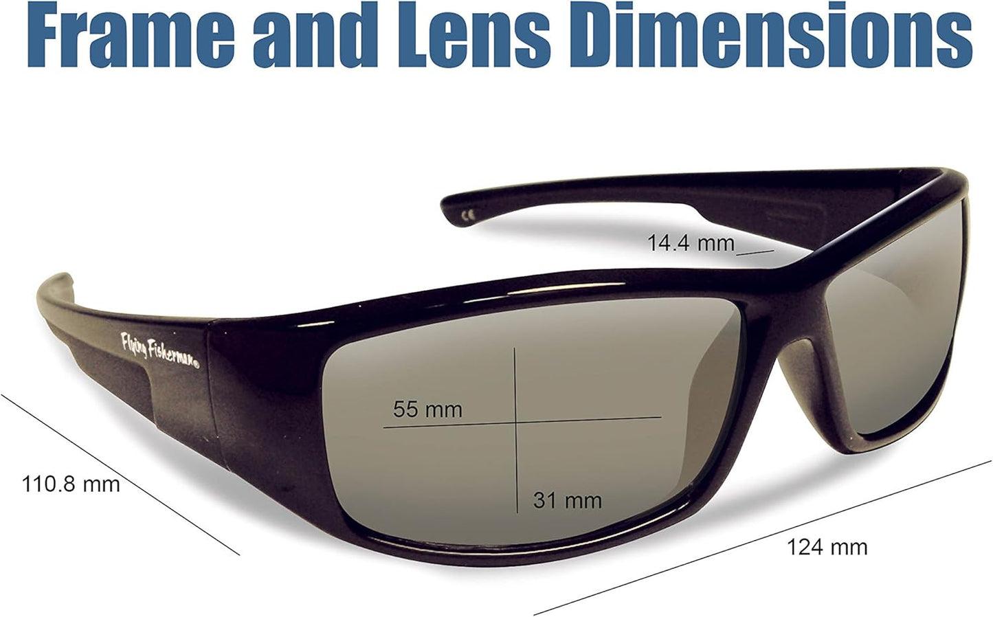 Flying Fisherman Gaffer Jr. Polarized Sunglasses with AcuTint UV Blocker for Fishing and Outdoor Sports