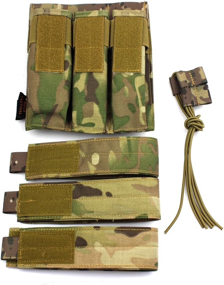Tactical Molle Magazine Pouch, Kriss Tactical Pistol Triple Mag Pouch, Multi-use