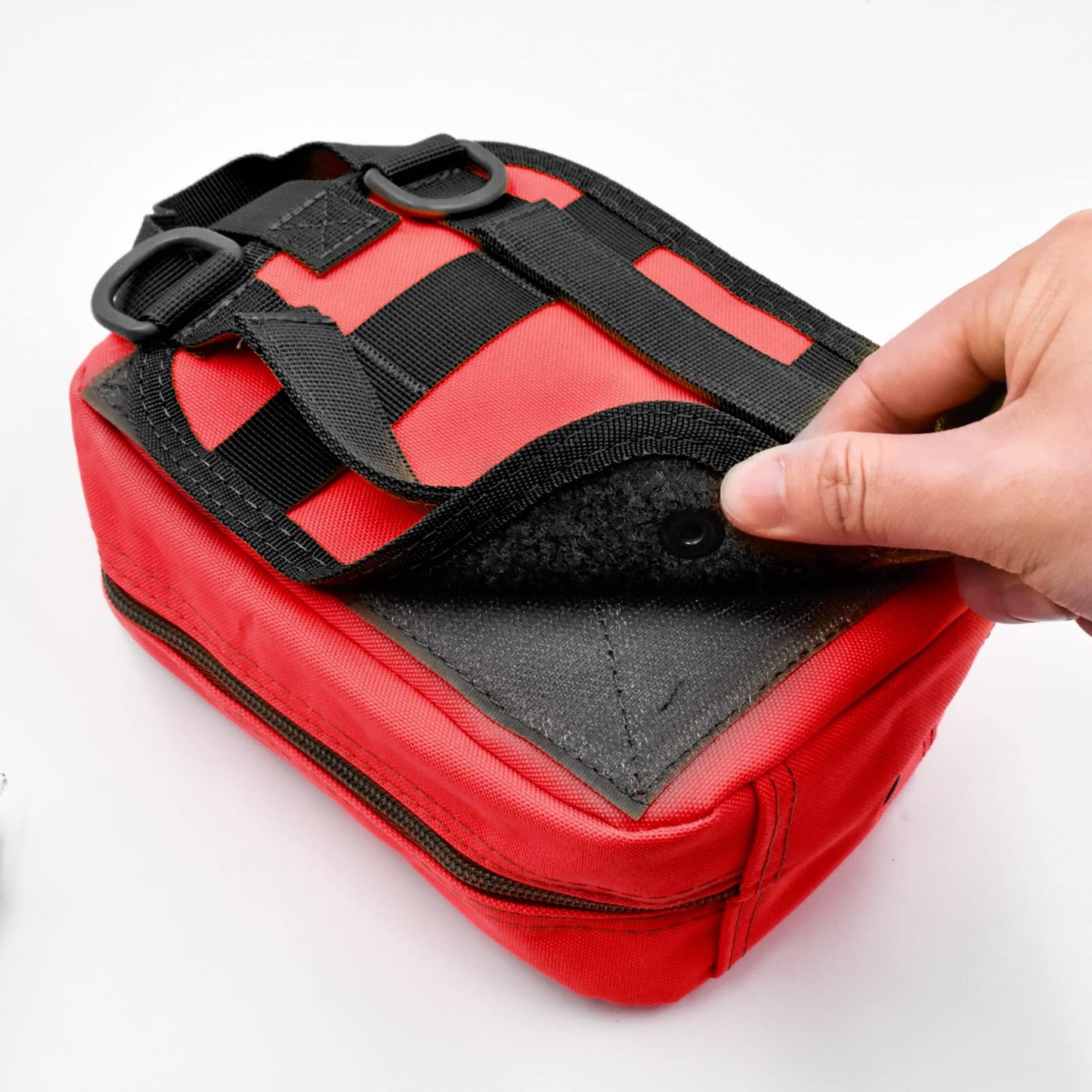 Gogoku 2-Pack First Aid Pouch 1000D Nylon Tactical Molle Medical Pouch Utility Pouch for Outdoor Activities Medical Supplies Bag Only Red