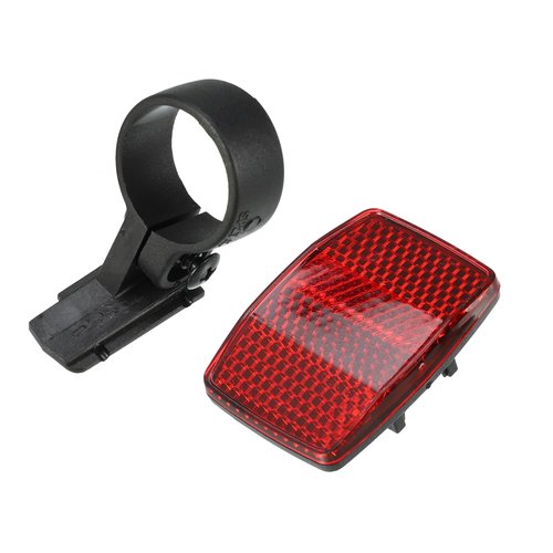 X AUTOHAUX Bike Reflectors 2.7cm 1.06" ID Bicycle Warning Reflector Bike Accessories Plastic Red