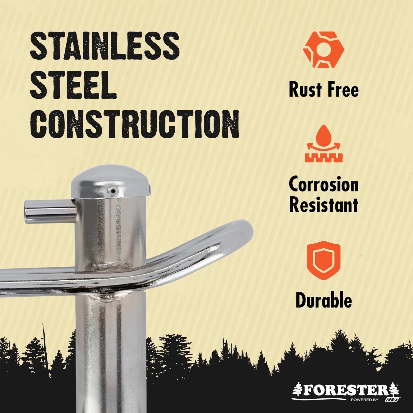 FORESTER Port-A-Wrap - Stainless Steel Port O Wrap | 7000lb Breaking Strength (Medium)