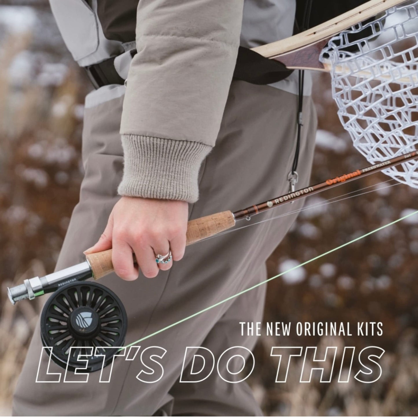 Redington All Water Fly Fishing Kit, 8 Weight 9 Foot Inshore Rod, Crosswater Reel, Fly Line, Leader, & Carrying Case