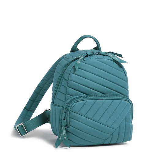Vera Bradley Mini Backpack, Cotton, Forever Green