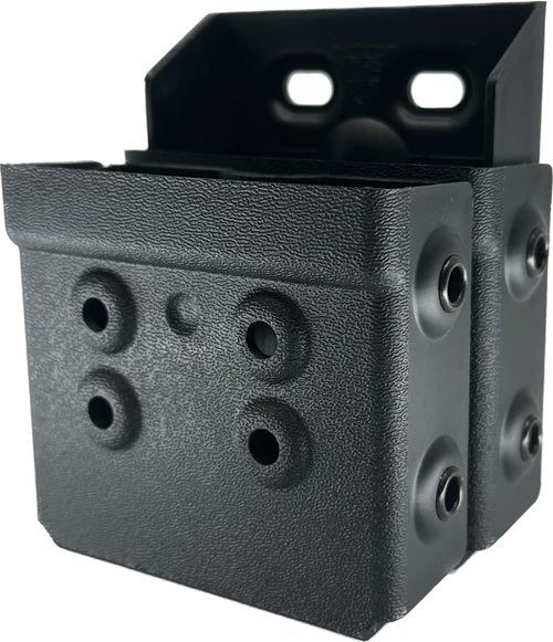 Zero9 Holsters - Model 4004 Double Handcuff Case, Compatible with ASP Version 1 Cuffs (Black, Molle Lok)