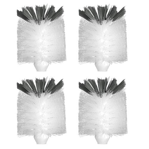 Baby Bottle Cleaning Brush with Replaceable Brush Head, Long Handle Water Bottles, Cup and Glass Brushes Cleaner for Washing and Scrubbing, Replacement Brush Head, 4 Pack