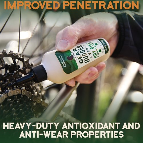 Dry Bike Chain Lube (3.2 oz, Pack of 1) – Eco-Friendly Plant-Based Bike Lubricant – Bike Chain Cleaner, Dry Conditions – No Teflon, No Petroleum, No PTFE