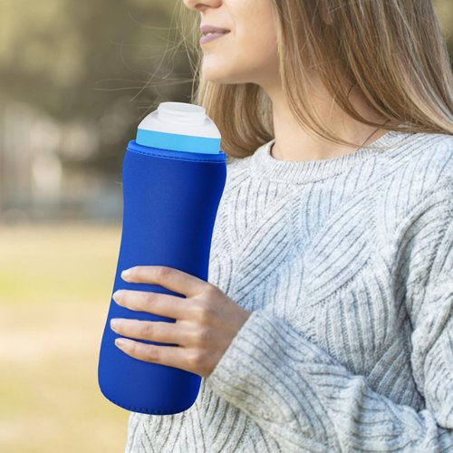 PEUTIER 2pcs 22oz Sleeve for Cirkul Water Bottles, Water Bottle Sleeve for Cirkul Plastic & Stainless Steel Bottles Neoprene Insulated Covers for Cirkul Bottles, Retaining Temperature (Dark Blue)