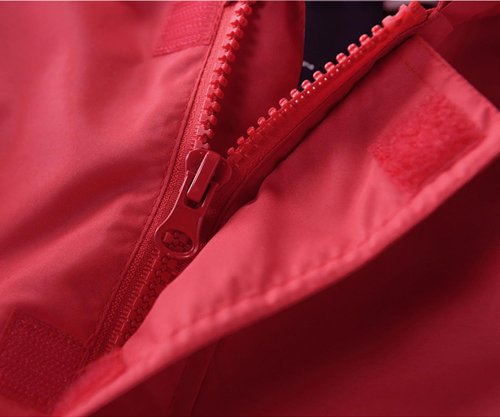 M2C Boys Girls Hooded Cotton Lined Rain Jacket Light Windbreaker