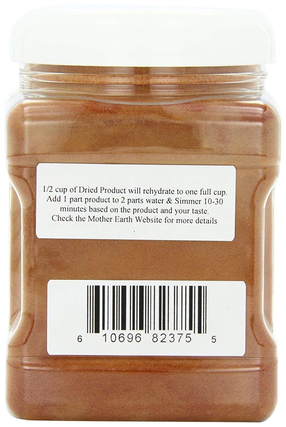 Mother Earth Products Dried Tomato Powder, Quart Jar, 20 Oz