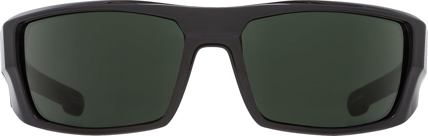 Spy Optic Wrap Dirk Black Happy Gray Green Polar, Multi, One Size