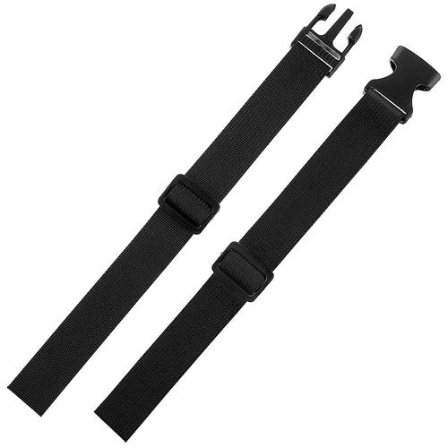 Ymapinc 2Pcs Adjustable Backpack Chest Strap Replacement Chest Strap Waist Strap Sternum Strap Chest Harness Secures Chest Belt with Snap Buckles for Fabric Backpack Straps,Black
