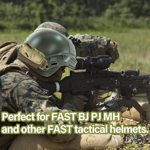 Sutekus Helmet Counterweight Tactical Helmet Balancing Weight Bag Counterbalance with Five Counter Blocks for OPS Fast BJ PJ MH (Camo)
