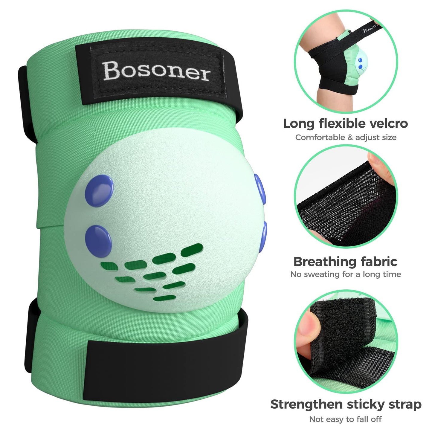Kids/Youth Knee Pad Elbow Pads for Roller Skates Cycling BMX Bike Skateboard Inline Rollerblading, Skating Skatings Scooter Riding Sports