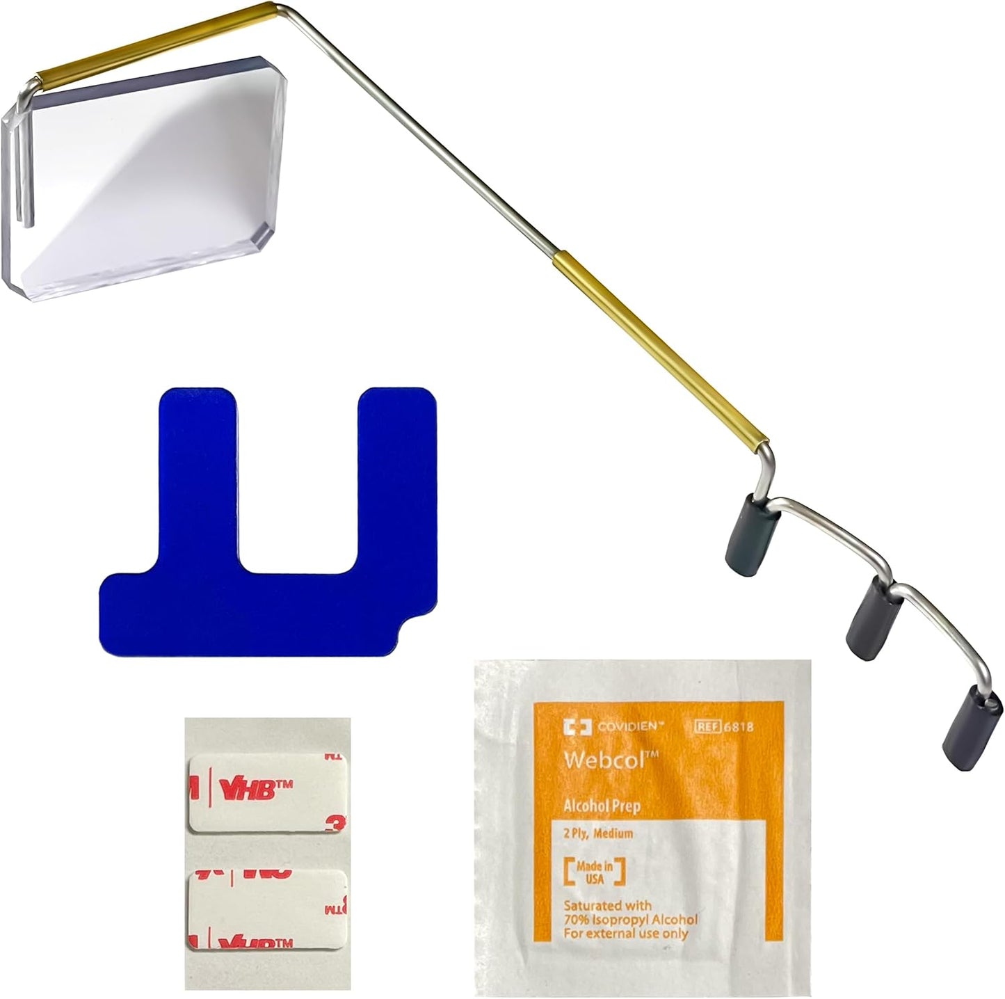 Take A Look Active Original Activity Mirror for Sunglasses, Bike Helmets, or Visors Rear View Mirror for Cycling and Other Outdoor Activities