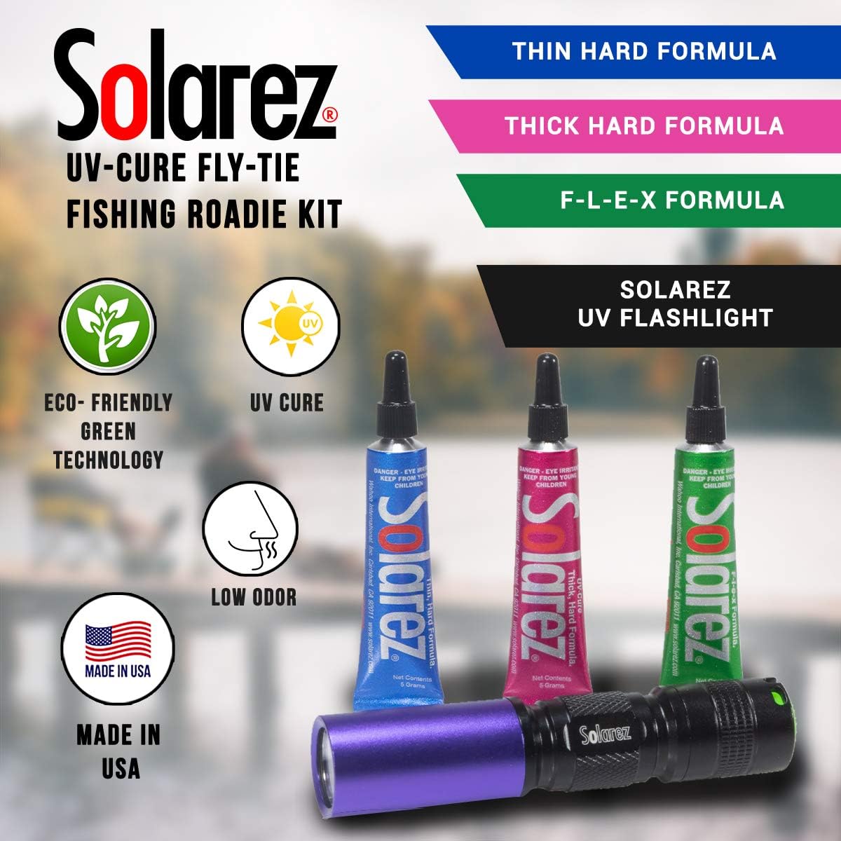 SOLAREZ Artisan Epoxy Resin Kit - Clear, UV-Resistant, 16 oz for Crafts & Repairs