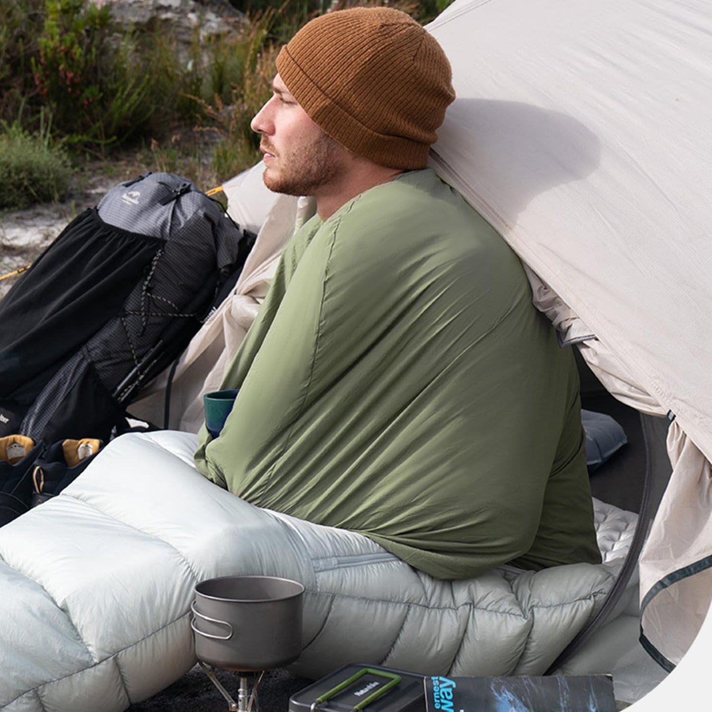 Naturehike Sleeping Bag Liner Ultra-Light 4.51oz - Adult Sleep Sack & Travel Sleep Sack Travel Sheets & Camping Sheet for Backpacking, Hotel, Hostels, Comfy & Easy Care, Full-Length…