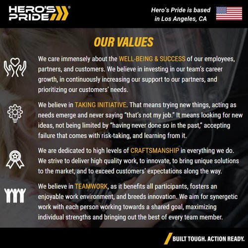 Hero's Pride Ballistic Baton Ring for Duty Belt, Tactical Nylon Straight Baton Holder, EDC Flashlight Case for Law Enforcement Officers, Universal Fit