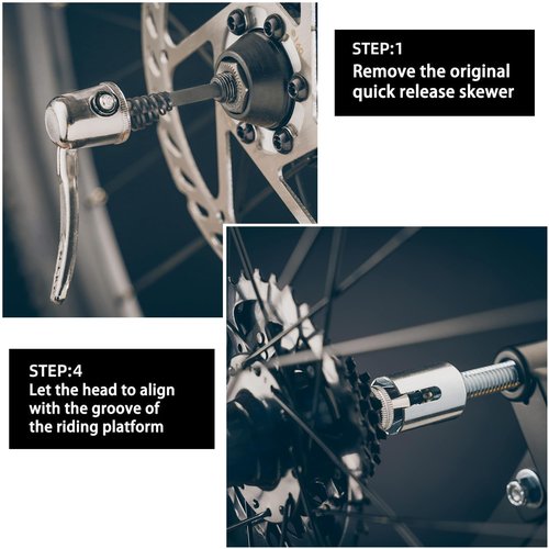 Quick Release Rear Wheel Skewers Wheel Skewers for Trainer Bicycle Cycling Cycling Back Rear Wheel Tire