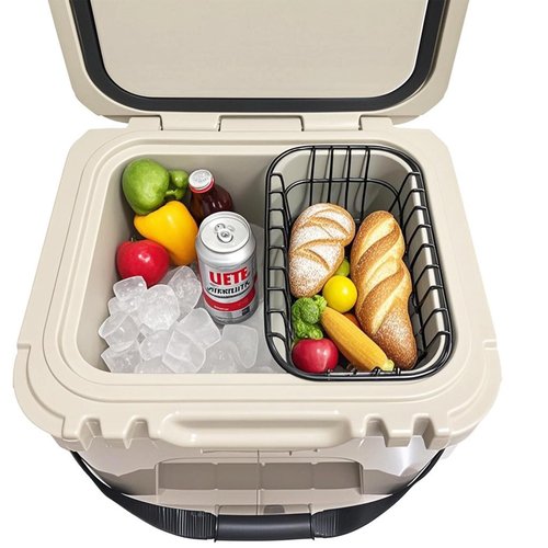 Cooler Basket Compatible with YETI Roadie 24 and Yeti Roadie 32, Dry Goods Wire Cooler Rack Storage Will Keep Smaller Items Dry and Stay Goods High for Roadie 24,32 Ice Chest Good to Hold Fruit, etc.