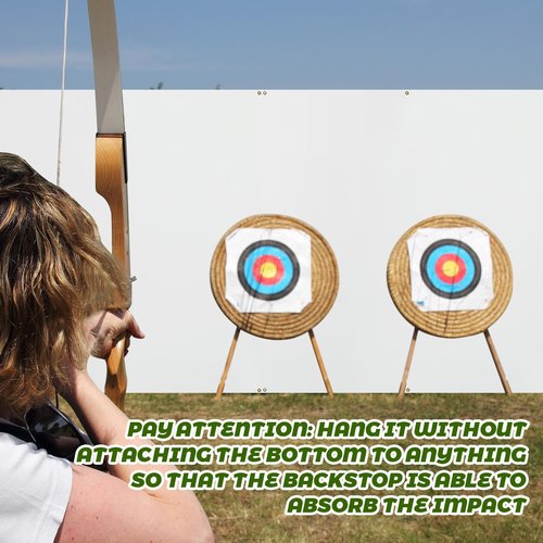 Sratte 5x5 ft Archery Backstop Netting Arrow Catcher Archery Target Backstop for Bow Training