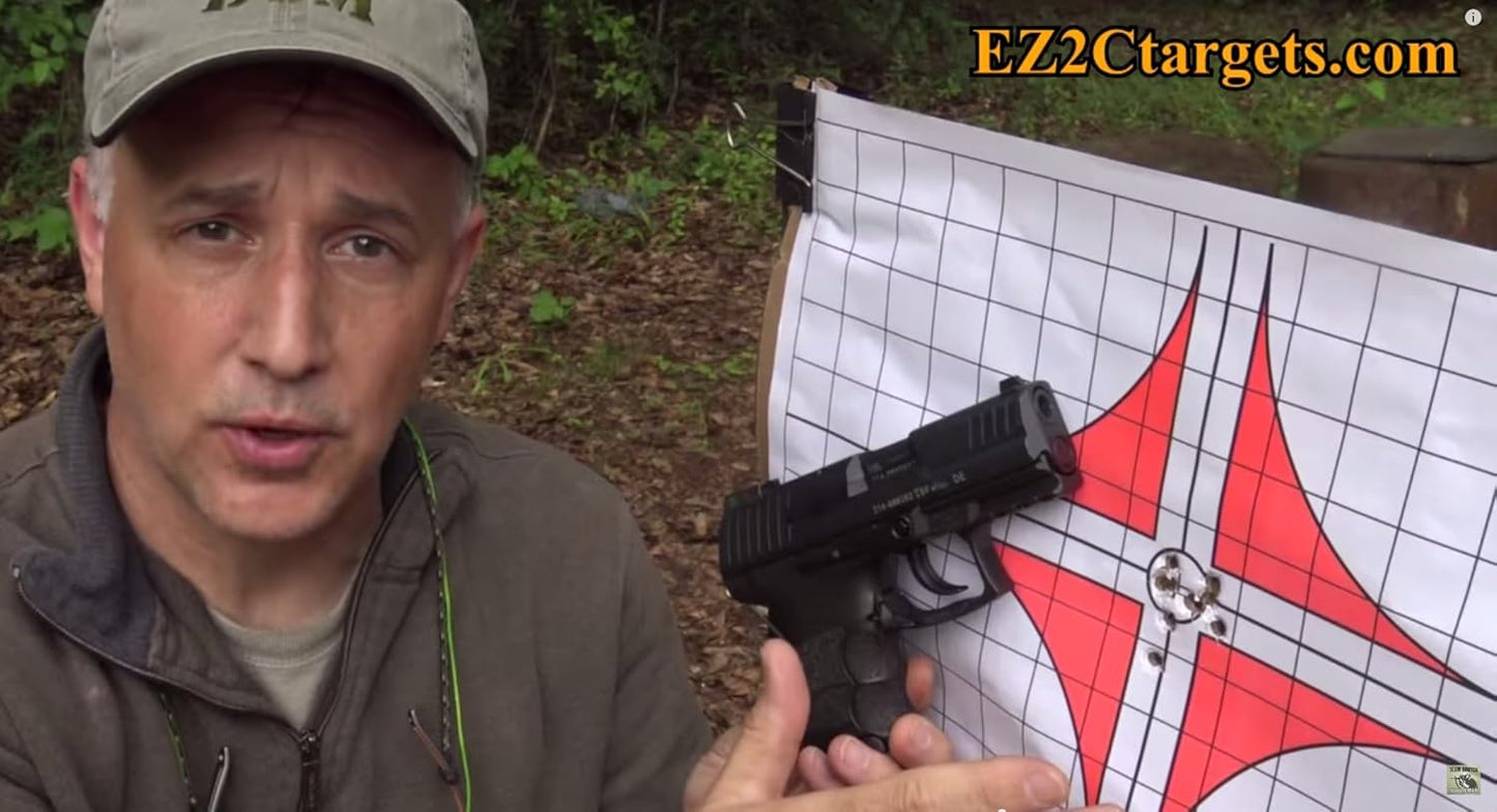 EZ2C Targets Style 10 The Best Rifle Scope Sight in (25 Pack)