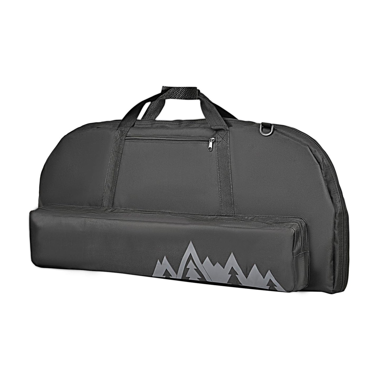 FENJANER Archery Compound Bow Case Soft Bow Bag with Arrow Quiver Light-Weight Bow Carry Bag with Adjustable Shoulder Strap & Backpack Straps for Adults Hunting and Target Practice (37", Black)