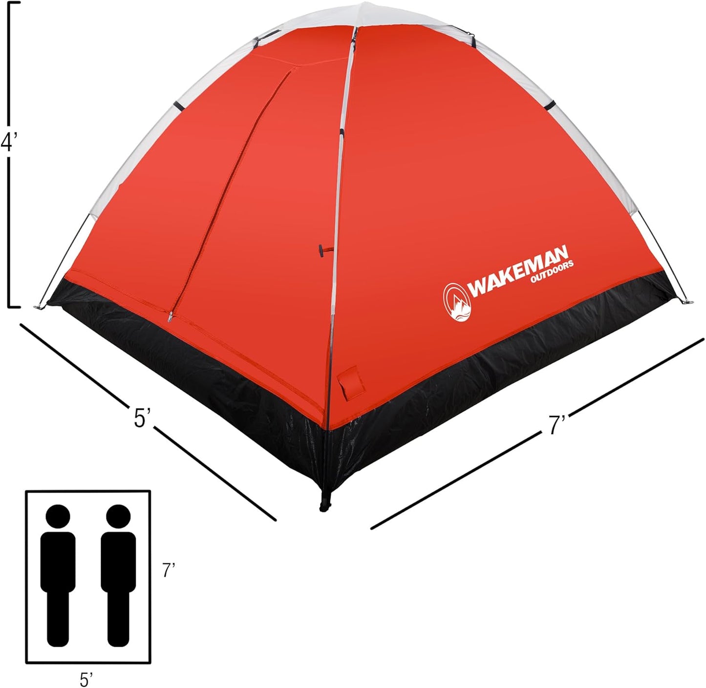 Wakeman Family-Tents Wakeman Outdoors 2 Person Camping Tent