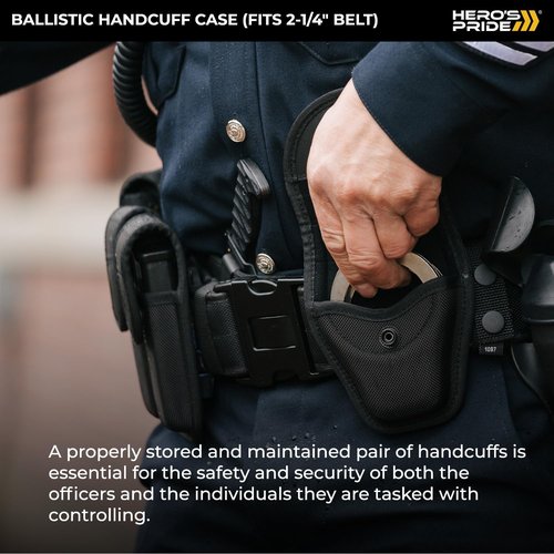 Durable Ballistic Handcuff Case for Standard & ASP Handcuffs - Law Enforcement Accessory