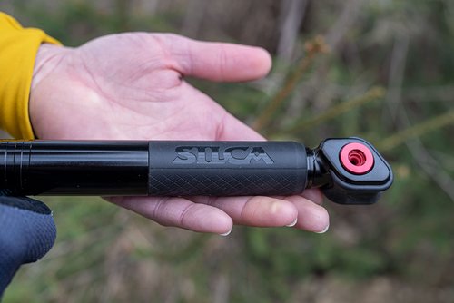 SILCA Pocket Impero Ultimate V.2 | Presta only mini Bike Pump | 100 PSI Pressure Lever-Less Design | mini Pump Bike Designed for a Jersey or Pack Pocket | Alloy Construction, Italian Leather Gasket