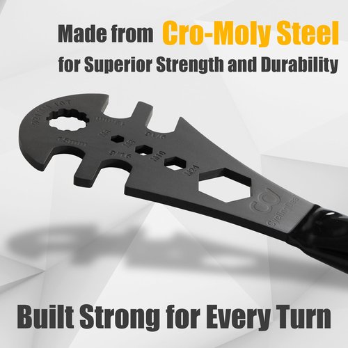 CyclingDeal Multi-Function Bicycle Pedal Wrench 15mm & 9/16" Spanner - 41cm/16 Extra Long Handle Comfortable Grip - Great MTB Road Bike Pedal Removal Tool