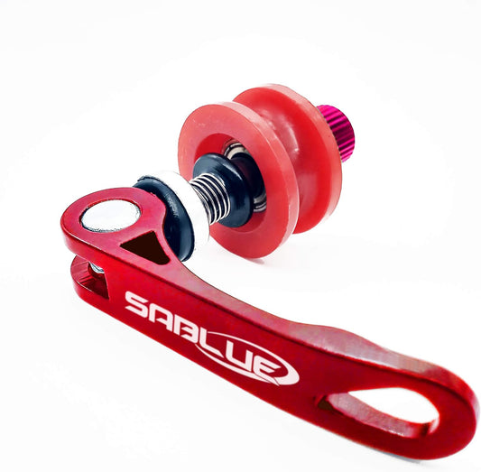 SABLUE Bicycle Bike Chain Keeper Holder Dummy Sleeping Hub Tool (02 Red)