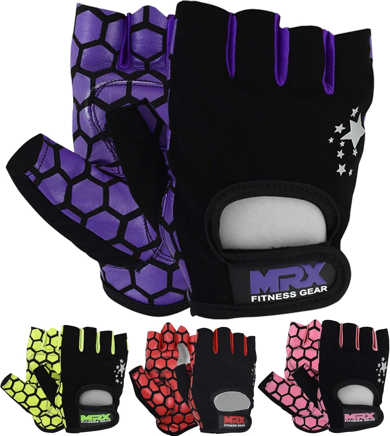 Women's Weight Lifting Gloves - Anti-Slip Padded Fitness Gloves for CrossFit & Training