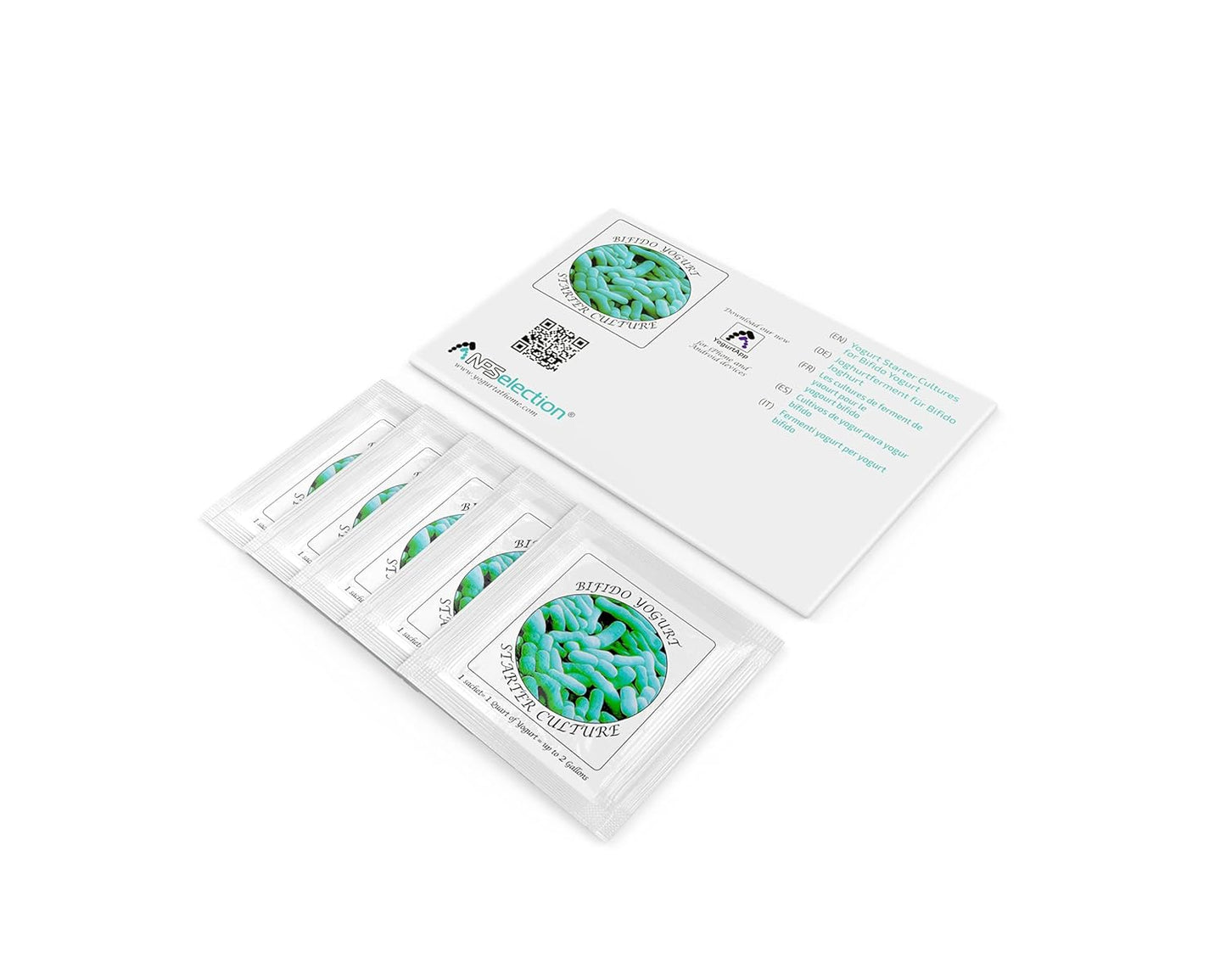Yogurt Starter Cultures - 3 Freeze-Dried Sachets for Bifido Yogurt Making