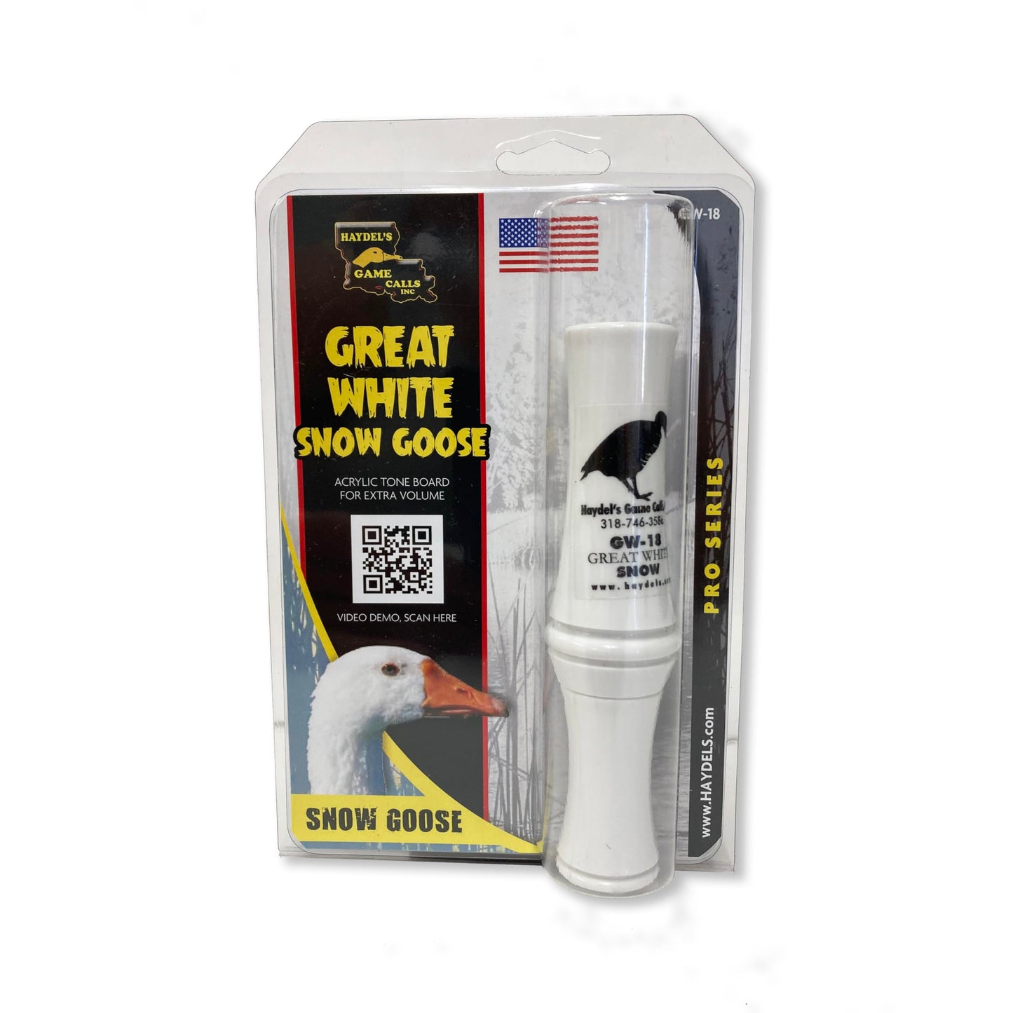 Haydel's Game Calls Inc. GW-18 Great White Snow Goose Call