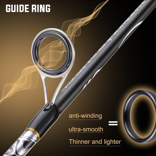 Sougayilang Reel and Fishing Rod Combo, Fiberglass Fishing Pole with Durable P-Cork Rod Handle, Lightweight Graphite Frame- 5'6" with 1000 Reel