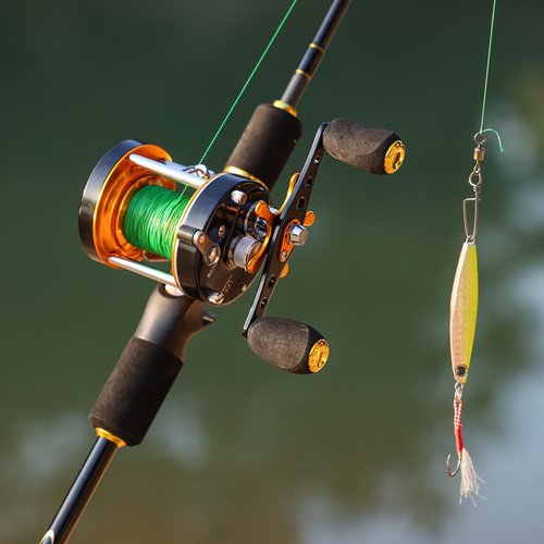 Sougayilang Slow Pitch Jigging Rod, 40 Ton Carbon Fiber Blank, 2-Piece Casting Rod for Snapper, Grouper ，Tuna，Hairtail and Spanish Mackerel